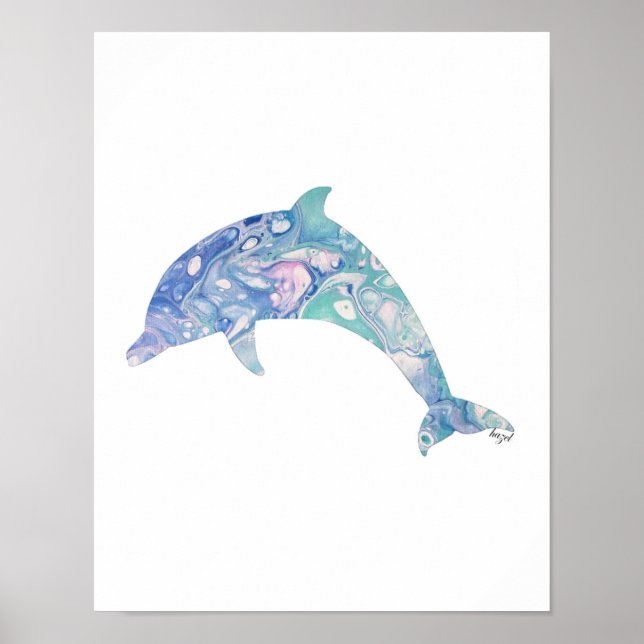 Poster Dolphin, From Original Painting, Dolphin (Frente)