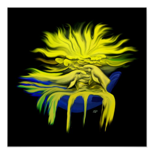 Pôster Dolphin Love (Frente)