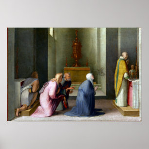 Poster Domenico Beccafumi A Comunidade Miraculosa