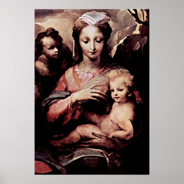 Poster Domenico di Pace Beccafumi - Madonna (Frente)