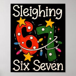 Poster Dominando Six Seven 67 Meme Natal Gen Z Alpha