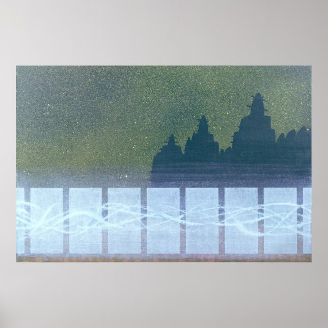 Poster Domingo à noite Djenne Mali (Frente)