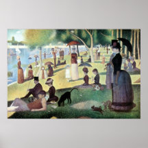 Domingo à tarde, Ilha La Grande Jatte, por Seurat