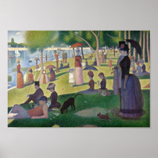 Pôster Domingo à tarde na ilha de La Grande Jatte