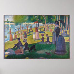 Poster Domingo à tarde na ilha de La Grande Jatte