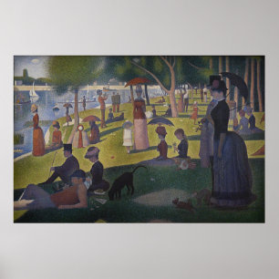 Pôster Domingo à tarde na ilha do La Jatte grandioso