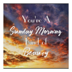 Pôster Domingo de manhã