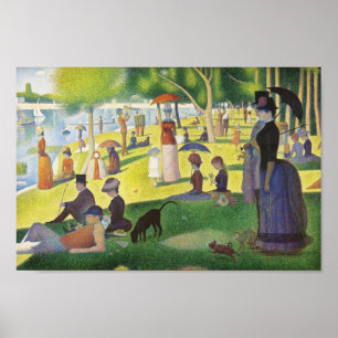 Poster Domingo em La Grande Jatte por Georges Seurat