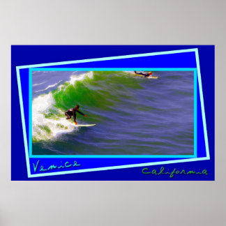 Poster Domingo Surfistas em Veneza, Califórnia