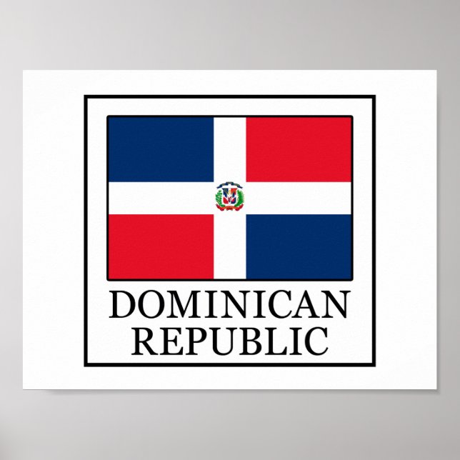 Pôster Dominican Republic (Frente)