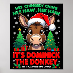 Poster Dominick Alegria Meu Burrito Sabanero Natal Mexica