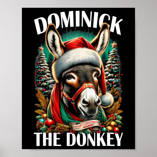 Poster Dominick The Donkey Engraçado Cristo Italiano De N (Frente)