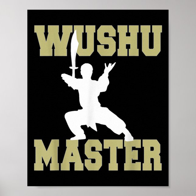 Poster Domínio Guerreiro Elite Em Tradicional Wushu Wean  (Frente)