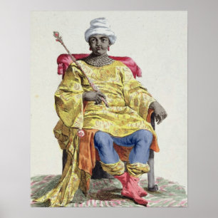 Poster Don Alvares, King of the Congo, from 'Receuil des