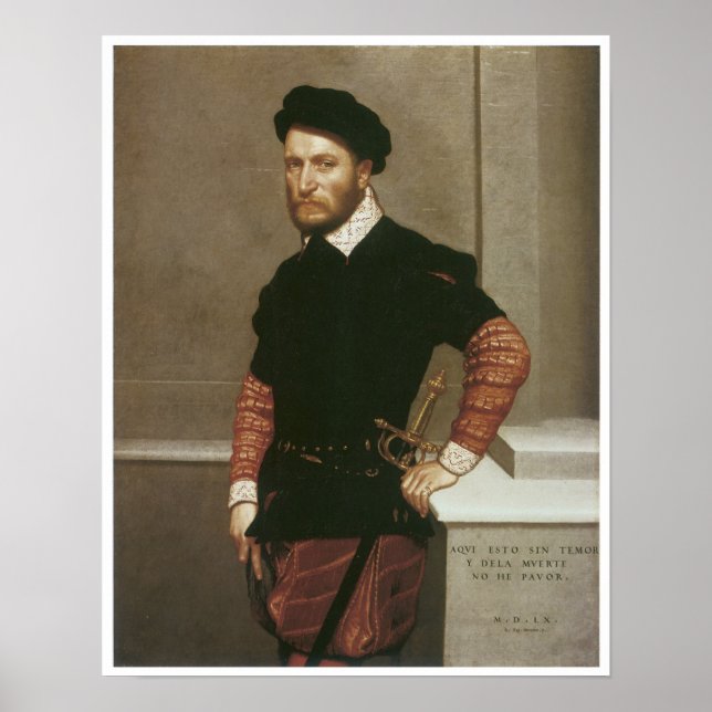 Pôster Don Gabriel de la Cueva, Duque de Albuquerque, 156 (Frente)