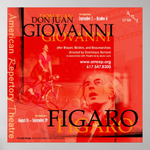 Pôster DON JUAN GIOVANNI e FIGARO 2