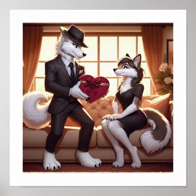 Poster Don Lupo Canino "Valentines" (Frente)