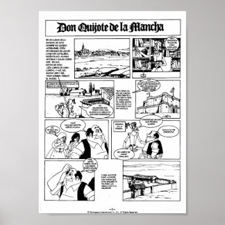 Poster DON QUIJOTE DE LA MANCHA - CÓMIC-Página 01
