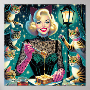 Poster Dona dos Gatos