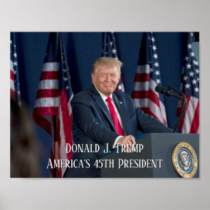 Poster Donald J. Trump 45º Presidente Keepsaame