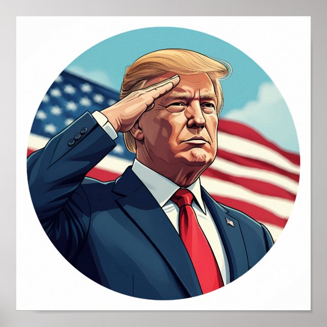 Poster Donald Trump 2024 (Frente)