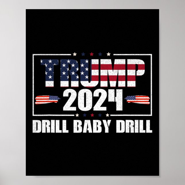 Poster Donald Trump 2024 Broca  (Frente)
