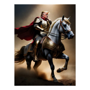 Pôster Donald Trump 2024 Conservador Engraçado