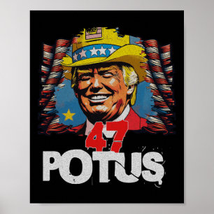 Poster Donald Trump 2024 Trump Para 47º Presidente EUA El