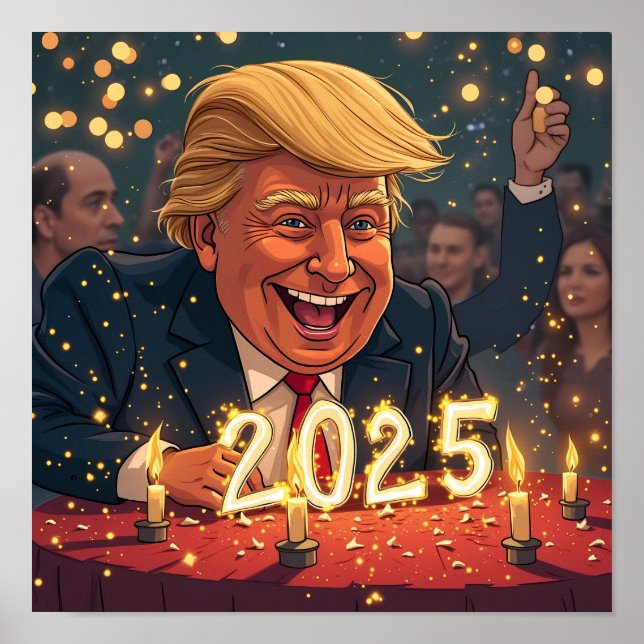 Poster Donald Trump 2025 (Frente)