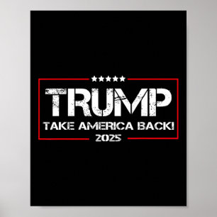 Poster Donald Trump 2025 Leve a América Ck Eleição - O R