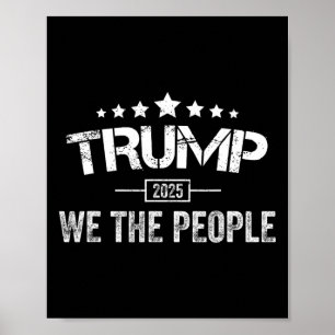 Poster Donald Trump 2025 Nós, Pessoas 4 De Julho, Eleiçõe