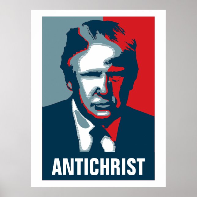 Poster Donald Trump ANTICHRIST (Frente)