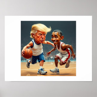 Poster Donald Trump Barack Obama