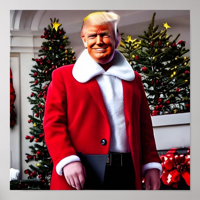 Poster Donald Trump Christmas (Frente)