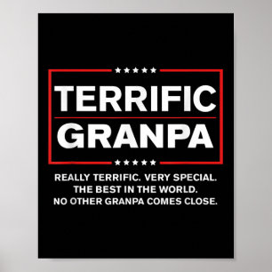 Poster Donald Trump Dia de os pais Gift Para Granpa Funny
