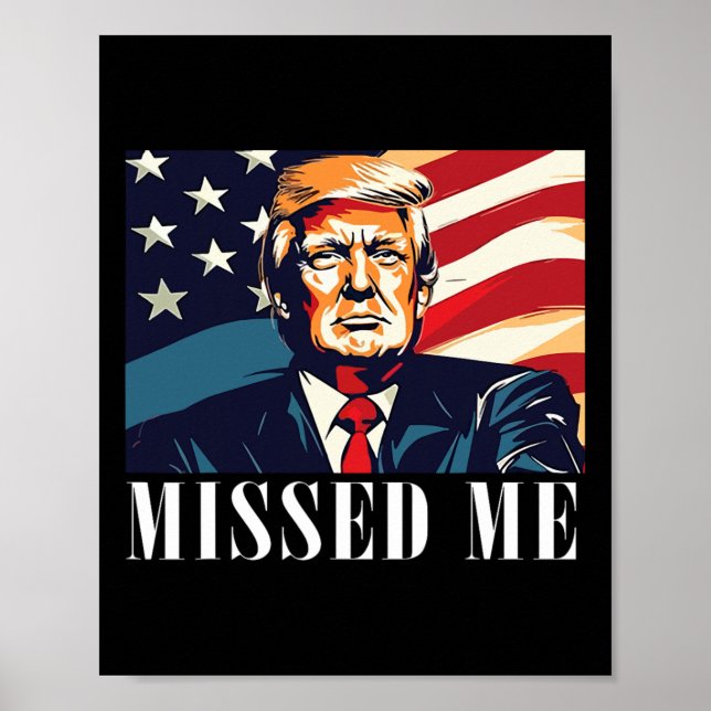 Poster Donald Trump engraçado  (Frente)