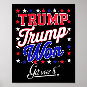 Poster Donald Trump Ganhou Supere Isso 2024 Trump Ganhou