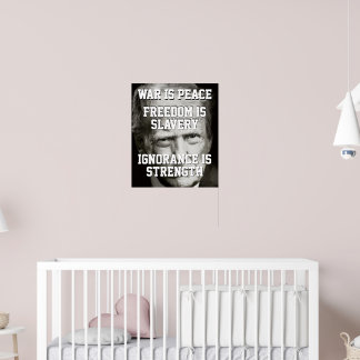 Poster Donald Trump Guerra é Paz