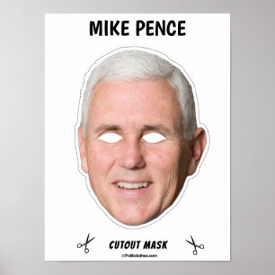Poster Donald Trump Halloween Mask