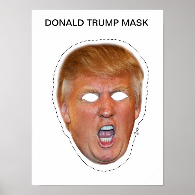 Poster Donald Trump Mask (Frente)