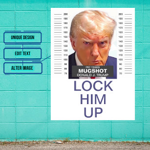 Poster Donald Trump Mug O Trava Cores
