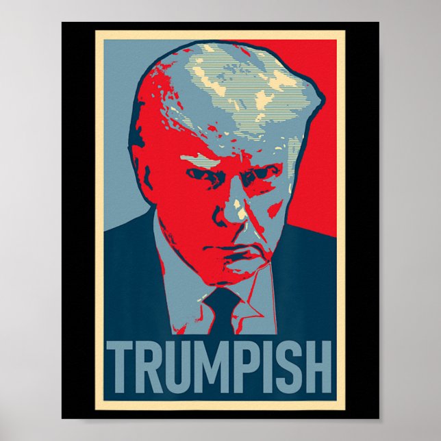 Poster Donald Trump Mug Shot (Frente)