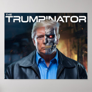 Poster Donald Trump O Trumpinator II 45 47 Presidente