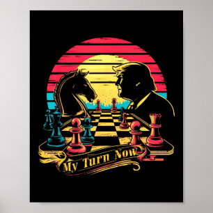 Poster Donald Trump Presidente Dos Eua Minha Vez Agora Fi