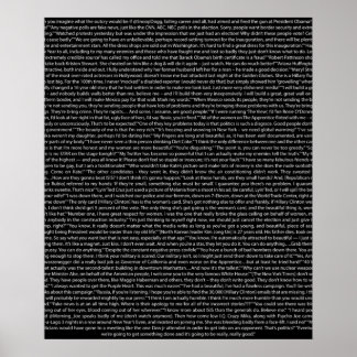 Poster Donald Trump quotes on dark