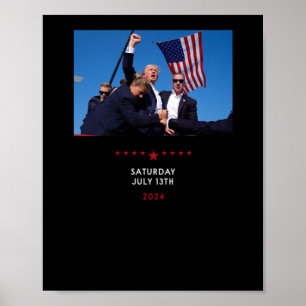 Poster Donald Trump Rally Na Pensilvânia
