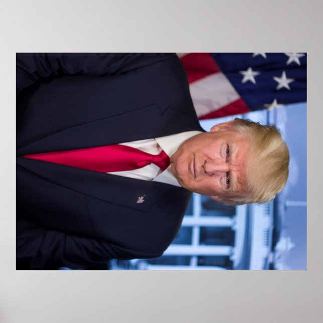 Poster Donald Trump Retrato Presidencial Oficial (Frente)