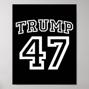 Poster Donald Trump Vance 2024 Eleição 47º Presidente Eu