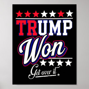Poster Donald Trump Won Supera 2024 Trump Won Electi