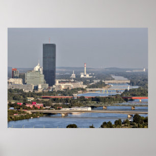 Poster Donaucity, Viena Áustria